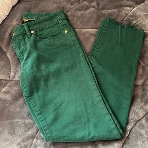 Green Super Skinny Jeans from Tory Burch
